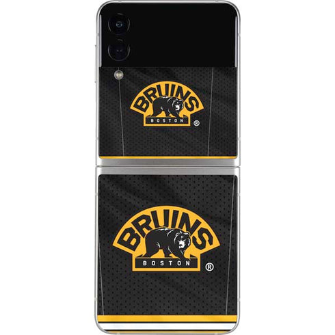NHL Boston Bruins Home Jersey Galaxy Z Flip4 5G Skin